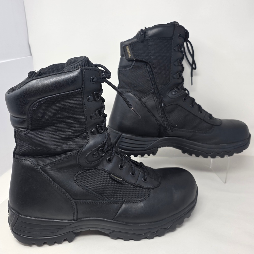 RedHead Iron Horse Boots Mens 13 9" Side Zip Waterproof Tactical Black 5150 Exc